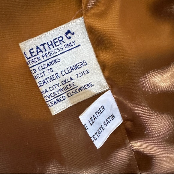 Pioneer Wear Vintage Leather Western Blazer Jacket Coat 42 - Picture 12 of 15